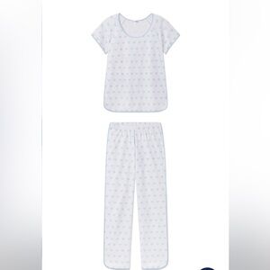 Lake pajamas - blue heart set